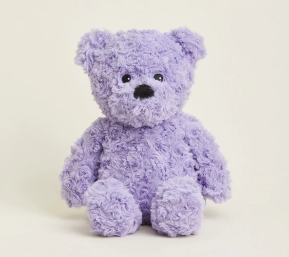 Purple Curly Bear Warmies